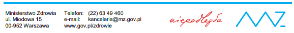 Dane teleadresowe Ministerstwa Zdrowia